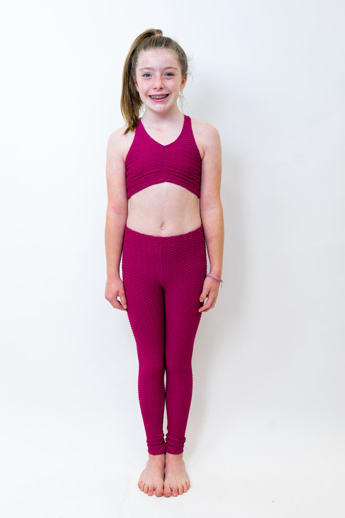Calafia Kids Activewear Set - Plum