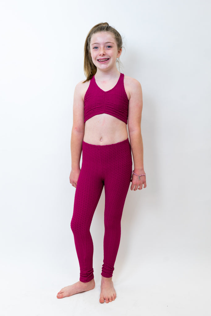 Calafia Kids Activewear Set - Plum