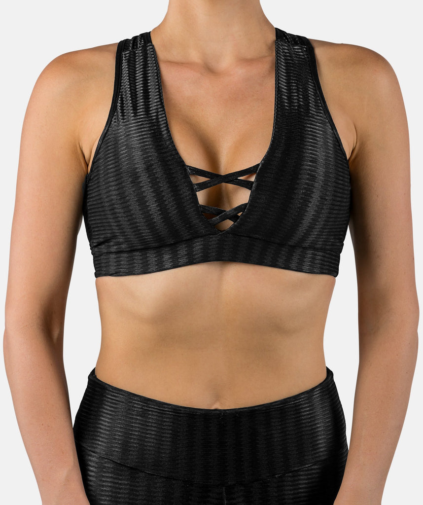 Lori Bra - Mika Black-Sports Bra-coco on the go