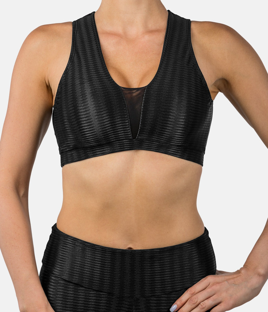 JoJo Bra - Mika Black-Sports Bra-coco on the go